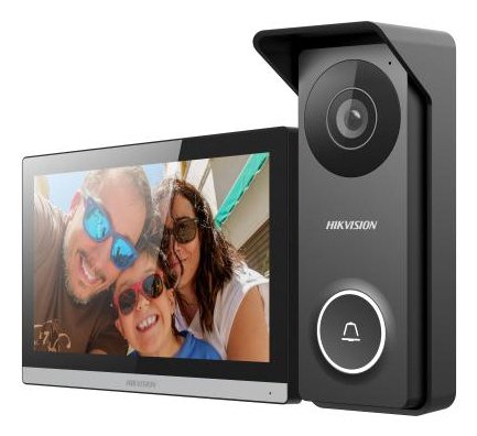 Hikvision Ds-Kis313-P Sistema De Intercomunicación De Video 17,8 Cm (7") Gris, Blanco