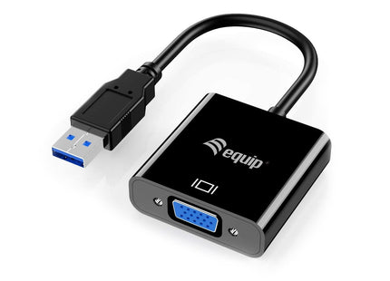 Equip Adapterkabel Usb3.0->Vga St/Bu 0.15m 1920x1080/60hz Sw