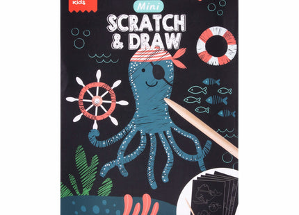 Apli Mini Láminas Rasca Y Dibuja Set Scratch&Draw Caja Expositora De 12 Surtidos +4 Años