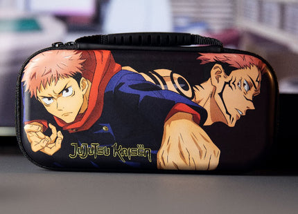 Funda Konix Switch Jujutsu Kaisen Compatible Con Switch Y Version Lite Red Para Amacenaje Color Negra