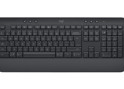 Teclado Ingles Logitech Signature K650 Bluetooth Qwerty Internacional De Ee.Uu. Grafito
