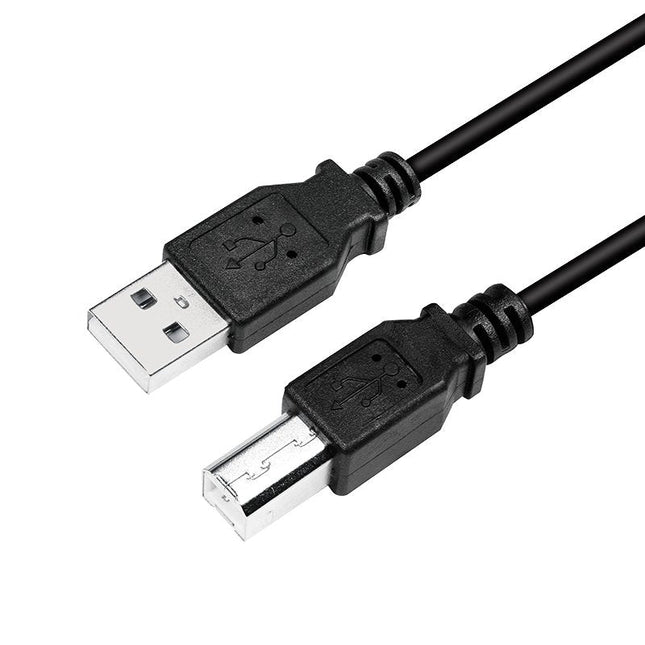 Cable Usb Logilink, Usb 2.0, 2x Macho 5 M, Negro