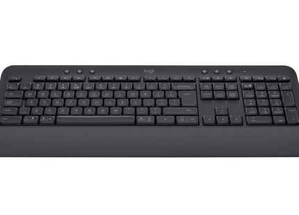 Teclado Ingles Logitech Signature K650 Bluetooth Qwerty Internacional De Ee.Uu. Grafito