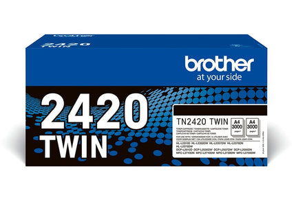 EAN 4977766812764 - Brother TN-2420TWIN cartucho de tóner 2 pieza(s) Original imagen 1
