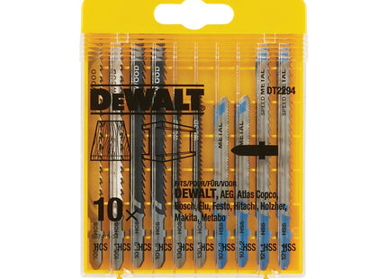 Set 10 Hojas Sierra Madera Y Metal Dt2294-Qz Dewalt