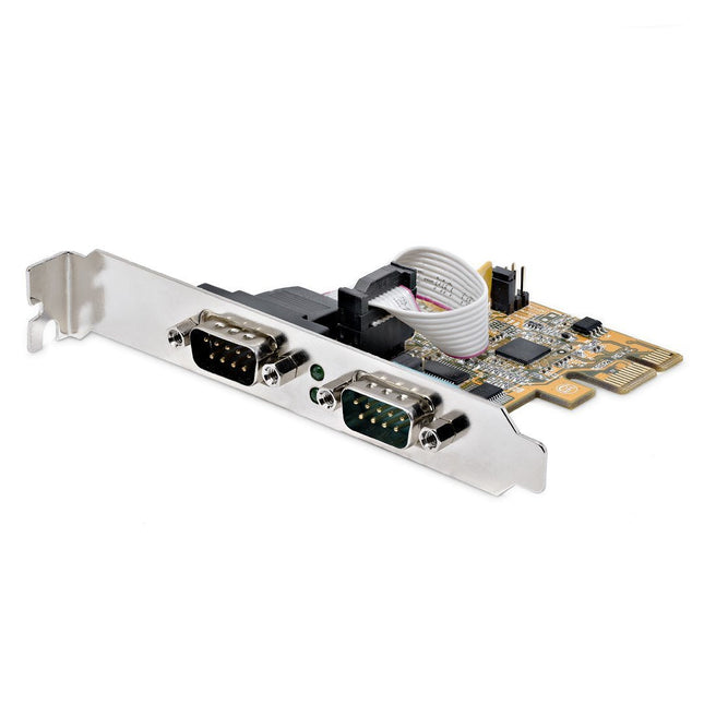Startech 21050-Pc-Serial-Lp Tarjeta Pci-E 2 Puertos Serie 5v/12v