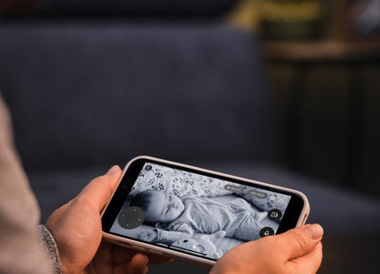 Eta Eta630690000 Vigilabebés Mimi, Cámara Flexible, Wi-Fi, Blanco