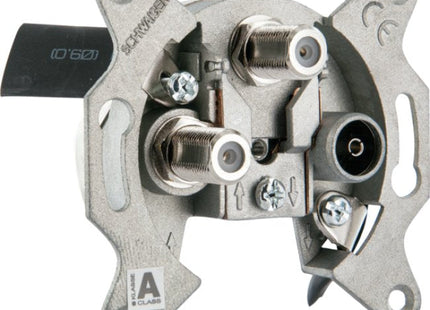 Toma Única Schwaiger Dos Conexiones Sat-Zf 2 Db