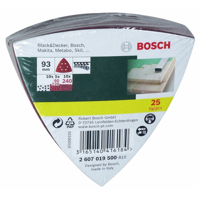 EAN 3165140416184 - Bosch 2 607 019 500 accesorio para lijadora 25 pieza(s) imagen 1