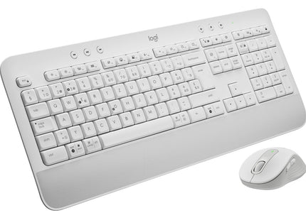 Logitech Signature Mk650 Combo For Business Juego De Teclado Y Ratón Inalámbrico Bluetooth Le Qwertz Suizo Blanco Hueso