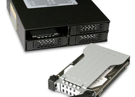 Icy Dock Mb994sp-4sb-1 Panel Bahía Disco Duro 13,3 Cm (5.25") Panel De Instalación Negro