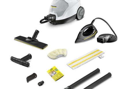 Limpiador A Vapor Kärcher Sc 4 Easyfix Iron Blanco Negro, 2.000 W, Incl. Plancha De Vapor A Presión 1.512-631.0