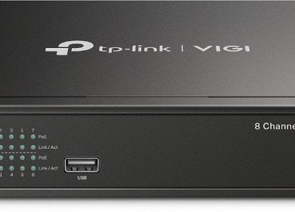 Tp-Link Vigi Nvr1008h-8mp Grabador De Vídeo (Nvr) Poe Bay 1hdd H265+