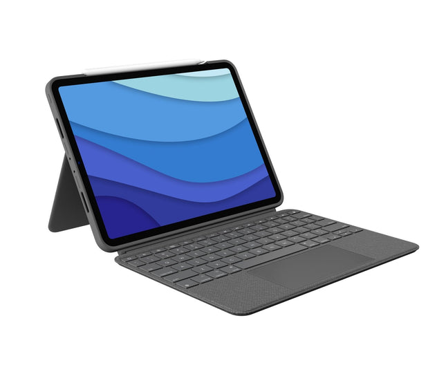 Logitech Combo Touch Funda Con Teclado Español Gris Para Ipad Pro 11" (1º/2º/3º Gen)
