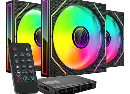 EAN 8435693109945 - Mars Gaming MF3DPROKIT sistema de refrigeración para ordenador Carcasa del ordenador Ventilador 12 cm Neg imagen 1