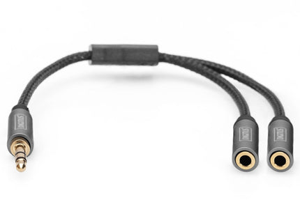 EAN 4016032481317 - Digitus DB-510310-002-S cable de audio 0,2 m 3,5mm 2 x 3.5mm Negro imagen 4