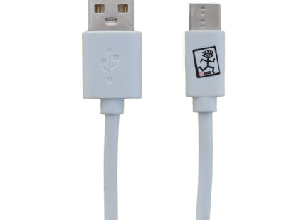 Cable De Carga Usb 2go - Blanco - 100cm Para Usb Tipo-C 3.1
