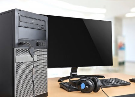 EAN 0766623356121 - Manhattan 356121 cable de audio 0,15 m 3,5mm 2 x 3.5mm Negro, Plata imagen 3