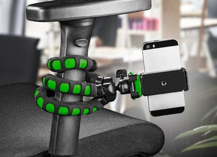 Mantona 21401 Tripode Smartphone/Cámara Digital 3 Pata(S) Negro, Verde