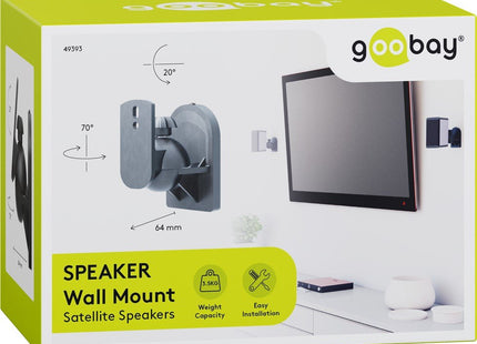 Goobay Soporte De Pared Para Altavoz 49393