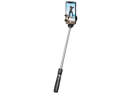 Palo Selfie Natec Alvito Bt 4.0 Inalambrico Tripode Negro