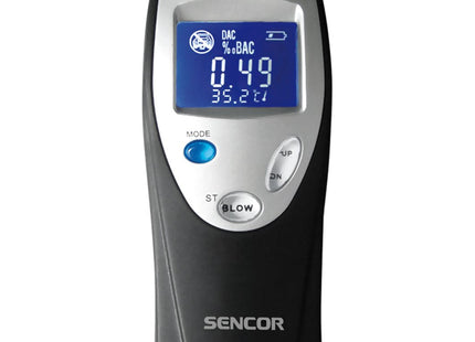 EAN 8590669104369 - Sencor SCA BA02 control de alcohol 0,2 - 1,5% 0,2% Negro, Plata imagen 1