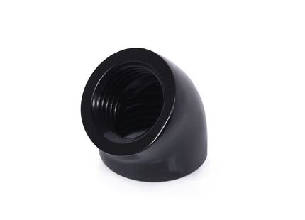 Alphacool Eiszapfen Conector L 45° G1/4 Hembra A G1/4 Hembra - Negro, Conexión Negro 17592
