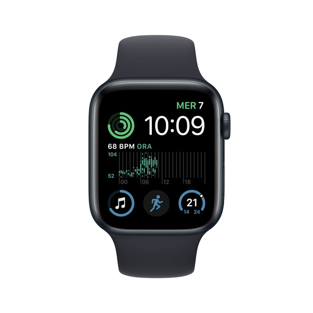 Watch Apple Watch Se2 (2022) Lte 44mm Midnight Aluminium Case With Sport Band - Midnight