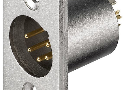 Conector Incorporado Para Micrófono Goobay, 5 Pines, Conexión Incorporada Negro, 1 Pieza 11966