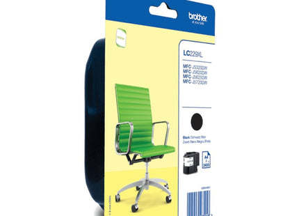 Cartucho De Tinta Original Brother Lc-229 Xl Alta Capacidad Negro