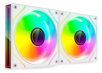 EAN 8435693109884 - Mars Gaming MF3DPROX2W sistema de refrigeración para ordenador Carcasa del ordenador Ventilador 12 cm Bla imagen 2