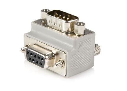 Startech Adaptador Serial Db9 A Db9 H/M Acodado Gris Gc99mfra1