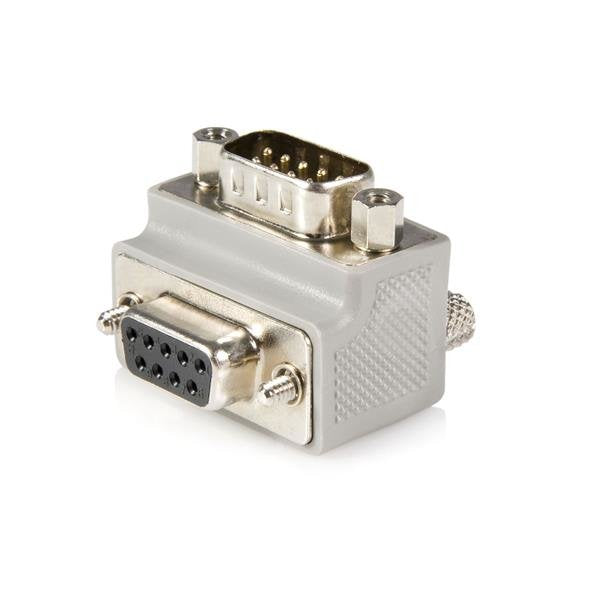 Startech Adaptador Serial Db9 A Db9 H/M Acodado Gris Gc99mfra1