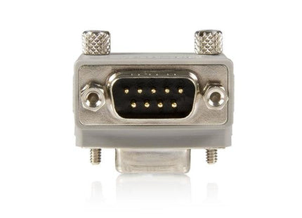 Startech Adaptador Serial Db9 A Db9 H/M Acodado Gris Gc99mfra1