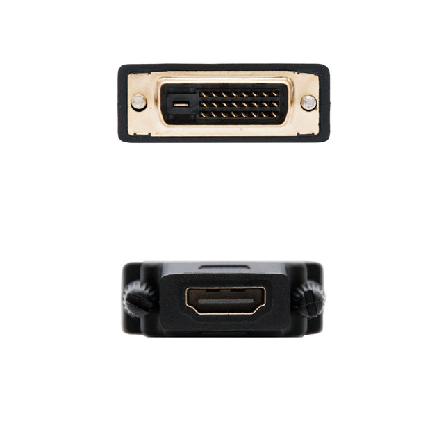 Nanocable Adaptador Dvi A Hdmi - 24+1/M-Hdmi A/H - Negro