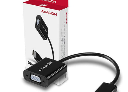 EAN 8595247904386 - Axagon RVD-VGN adaptador de cable de vídeo 0,15 m DisplayPort VGA (D-Sub) Negro imagen 9