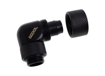 Racor 90º Alphacool Eiszapfen 13/10mm D. Black