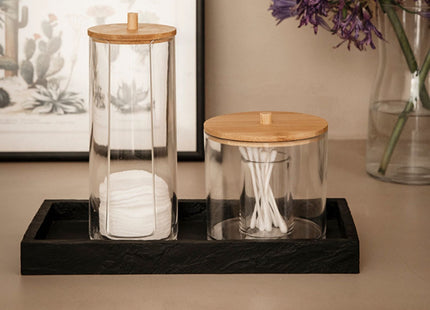 Bote De Baño Algodonero Acrílico Ø7x17cm Ba72113 Andrea House