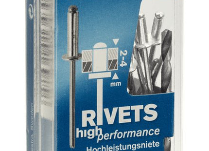 Blister 50 Remaches Ø3.2x8mm. Alu+Broca 5000383 Rapid