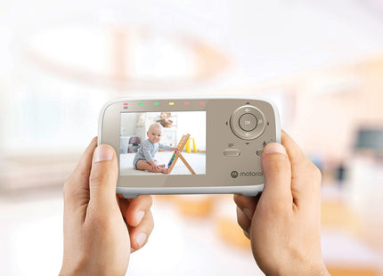 EAN 5055374710135 - Motorola VM483 video-monitor para bebés 300 m FHSS Oro, Blanco imagen 6