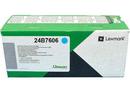 EAN 734646761451 - Lexmark 24B7606 cartucho de tóner 1 pieza(s) Original Cian imagen 1