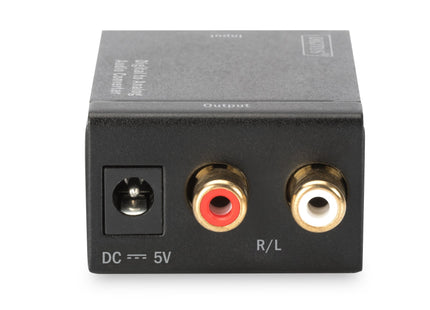 Digitus Convertidor Digital A Analógico Conector Rca Coaxial/Toslink Con Adaptador De Red