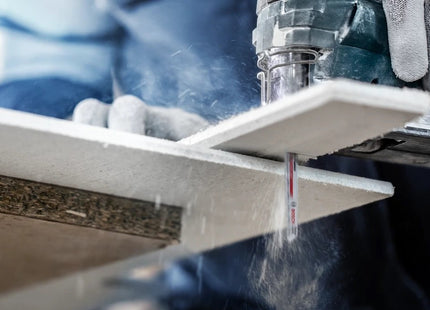 Bosch Hoja De Sierra De Calar De Carburo Expert T 341 Hm `` Yeso De Fibra '', 3 Piezas