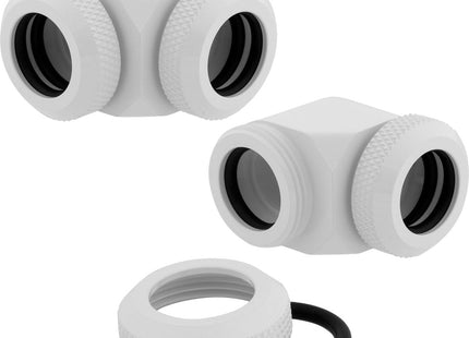 Corsair Hydro X Series Xf Hardline 90° 12mm Od Pack De 2 Blanco