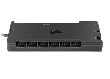 Corsair Icue Commander Core Xt Controlador De Velocidad De Ventilador 6 Canales Negro