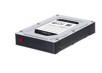 EAN 0065030874434 - StarTech.com 25SATSAS35HD panel bahía disco duro 8,89 cm (3.5") Panel de instalación Negro, Plata imagen 3