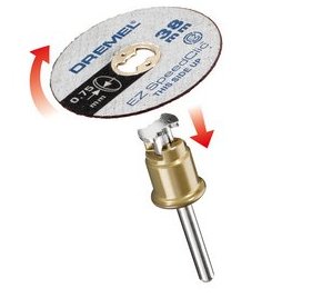 Disco De Corte De Precisión Dremel Ez Speedclic Sc409, Paquete De 5   2615s409jb