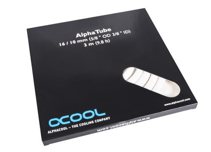 Alphacool Alphatube Hf 16/10 (3/8"Id) - Uv Blanco 3m, Manguera (Blanco) 17531