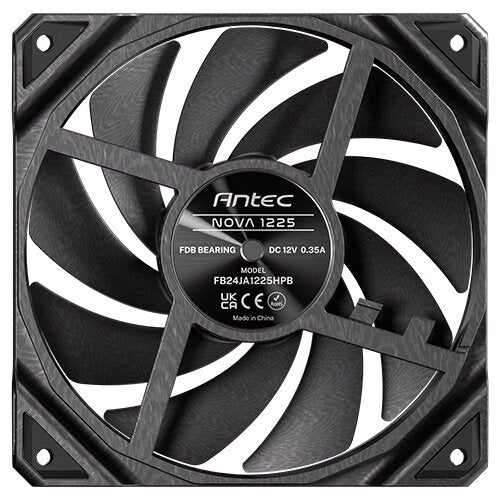 Kit 3 Ventiladores Pc Auxiliar Nova 120 Negro Antec Pack De 3/ 120 X 120 X 25 Mm/ 400 ~ 3200 Rpm