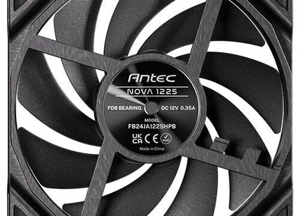 Ventilador Pc  Auxiliar Nova 120 Negro Antec 120mm/ Hasta 3200 Rpm,/ Hasta 38.7 Db(A)